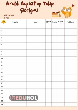 KİTAP TAKİP LİSTESİ