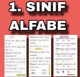 1.Sınıf Türkçe Alfabe Defter Sayfası