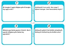 2.Sınıf Çarpma Problemleri Soru Kartları