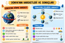 DÜNYA'NIN DÖNME VE DOLANMA HAREKETLERİ