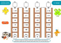 Merdivene Tırmanma Zihinden Dört İşlem Etkinliği