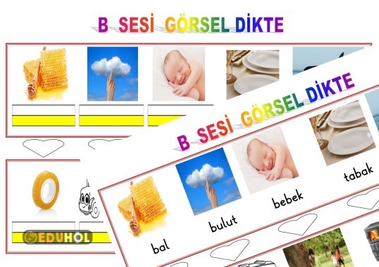 B SESİ GÖRSEL DİKTE ÇALIŞMASI-2-
