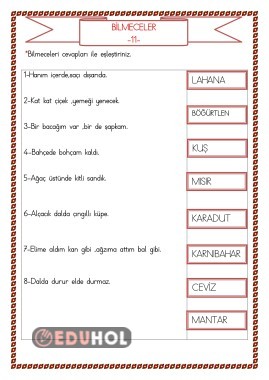 BİLMECELER 11