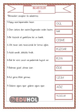 BİLMECELER 17