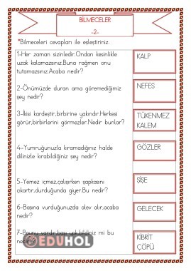 BİLMECELER 2