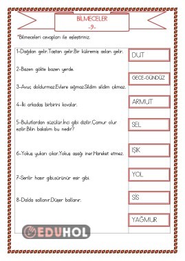 BİLMECELER 9