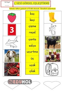 Ç SESİ GÖRSEL EŞLEŞTİRME-2-