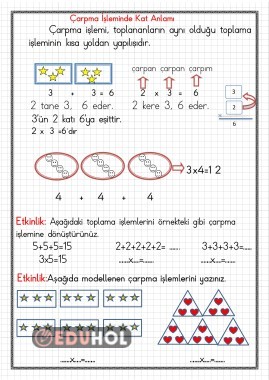 Çarpma İşleminin Kat Anlamı