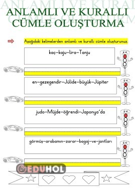 J SESİ ANLAMLI VE KURALLI CÜMLE OLUŞTURMA