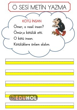 Ö SESİ METİN YAZMA