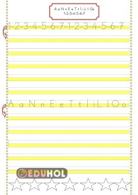 SESLER VE RAKAMLAR TEKRAR ÇALIŞMASI 7