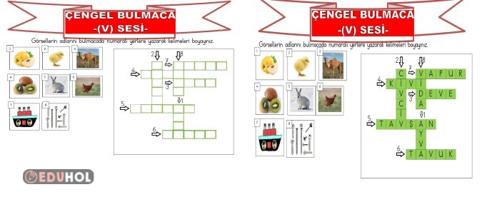 V SESİ ÇENGEL BULMACA