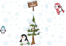 Kış temalı karne baskıları