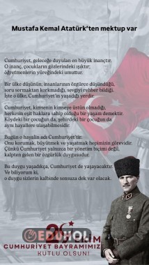 Atatürk'ten Mektup Var
