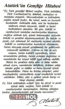 Gençliğe Hitabe poster pano