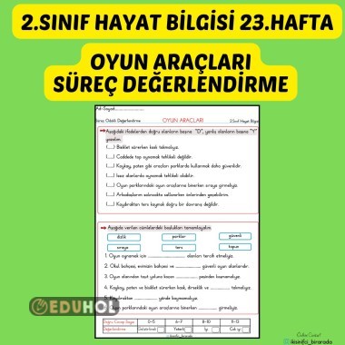 2.SINIF HAYAT BİLGİSİ OYUN ARAÇLARI SÜREÇ DEĞERLENDİRME