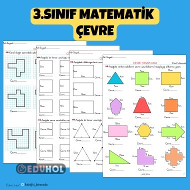 3.SINIF MATEMATİK  ÇEVRE HESAPLAMA ETKİNLİKLERİ