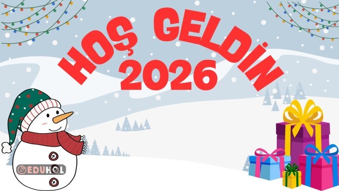 Hoş Geldin 2026 Dijital Pano
