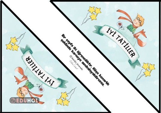 KARNE KILIFI KÜÇÜK PRENS