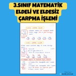 3.SINIF MATEMATİK ELDELİ ÇARPMA İŞLEMLERİ