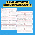 3.SINIF MATEMATİK  UZUNLUK PROBLEMLERİ-2