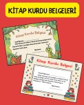 KİTAP KURDU BELGESİ - 2 ADET