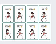 KARNE HEDİYELERİ İÇİN ETİKET