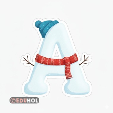 İyi Tatiller Yazısı Kış Konsepti