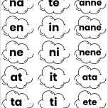 hece ve kelimeler a,n,e,t,i