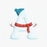 İyi Tatiller Yazısı Kış Konsepti