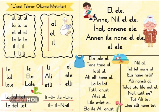 L sesi Tekrar Okuma Metinleri