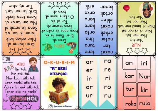 R sesi hızlı okuma kitapçığı