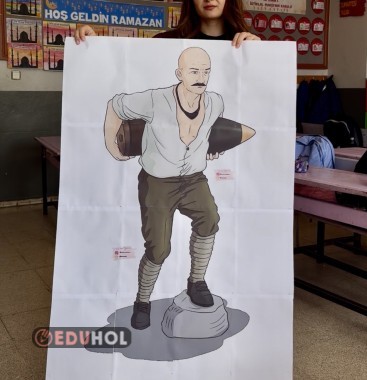 Seyit Onbaşı 16 a4 Kağıdından Poster