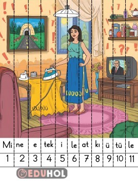 Ü sesi, ritmik sayma yapboz etkinliği