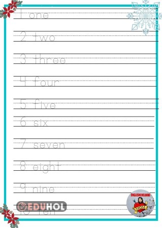 Numbers Tracing 1-10