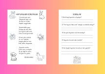 HAYVANLARI KORUMA GÜNÜ ŞİİR VE SORULARI