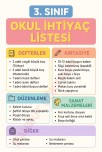 3.Sınıf ihtiyaç Listesi