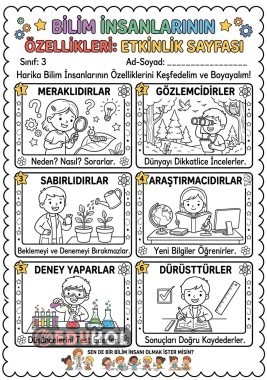 Bilim insanlarının özellikleri