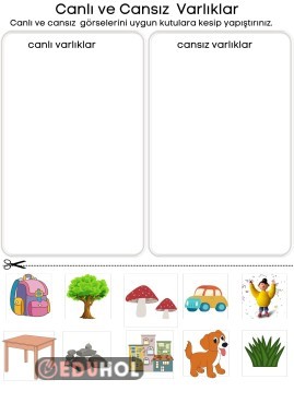 Canlı ve Cansız Varlıklar