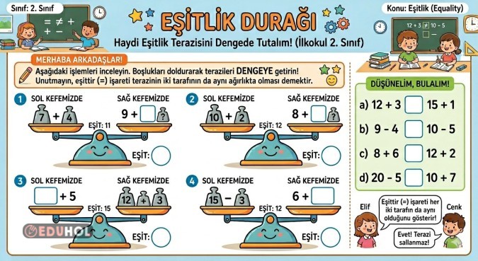 Eşitlik konusuna başlangıç