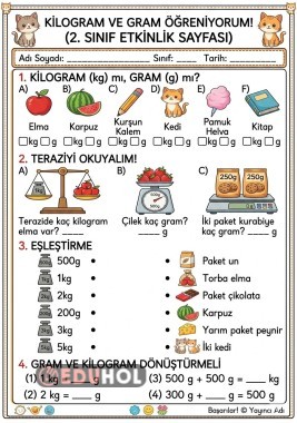 Kilogram ve gram
