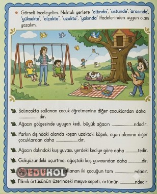 Uzamsal ilişkiler, yer-yön