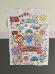23 Nisan Çocuk Bayramı ❤️12 sayfalık afiş boyama