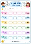 6şar geriye ritmik sayma