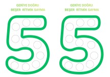 GERİYE DOĞRU BEŞER RİTMİK SAYMA