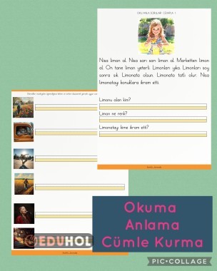 OKU ANLA GÖRSELE UYGUN CÜMLE KUR