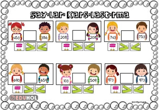 Sayıları karşılaştırma