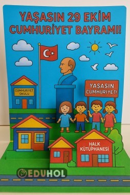 3 boyutlu 29 ekim boyama