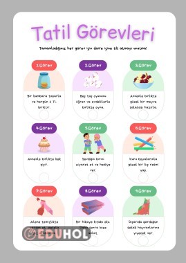 Ara tatil görevleri