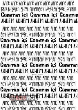 canım annem arka fonu